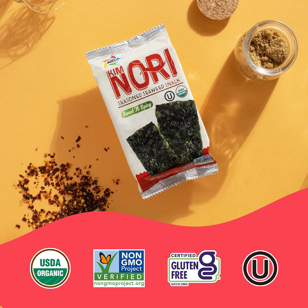 KIMNORI 24-pack stacked box presentation, illustrating bulk value and pantry-ready supply