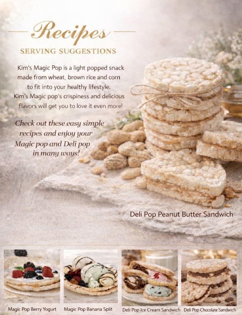 Kim's Magic Pop on snack table with spreads for entertaining convenience