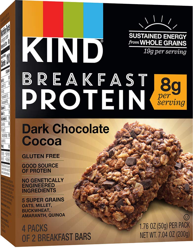 KIND nutrition facts panel close-up helping shoppers compare calories and macros