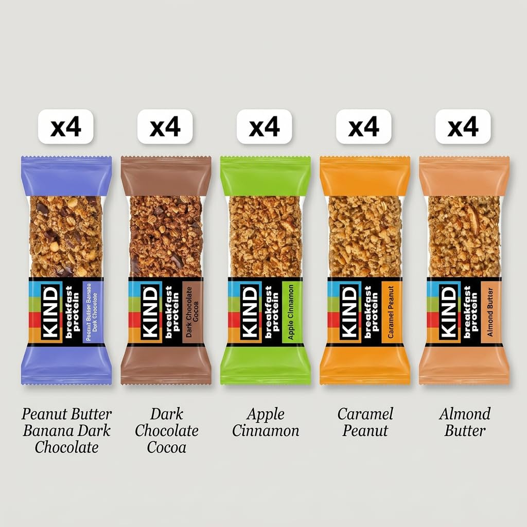KIND Breakfast twin pack closeup highlighting grab-and-go freshness benefit