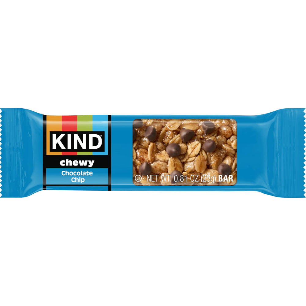 KIND bar held in hand to show 0.81oz size and easy portion control for kids