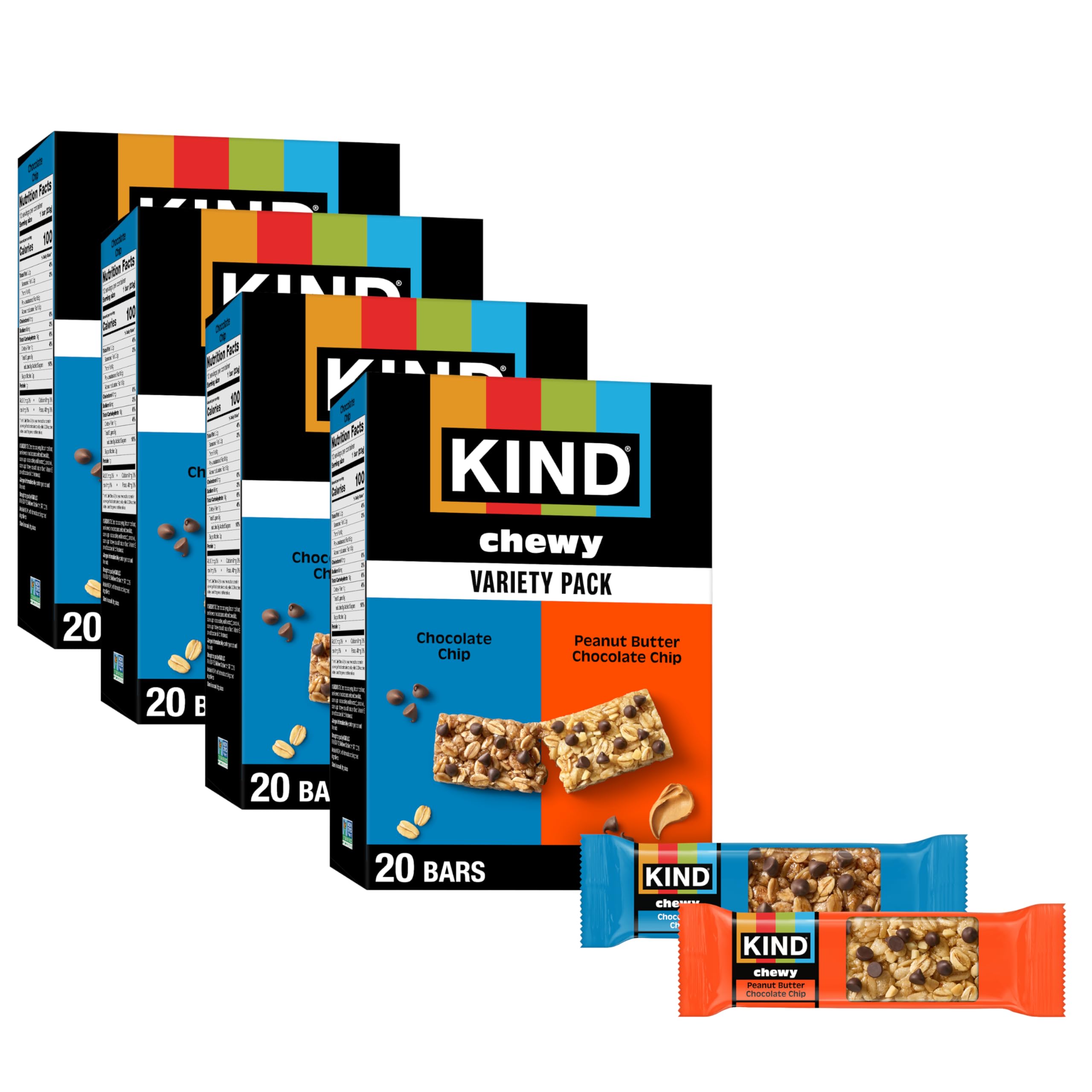 KIND front box showing variety pack and flavor labels for quick selection