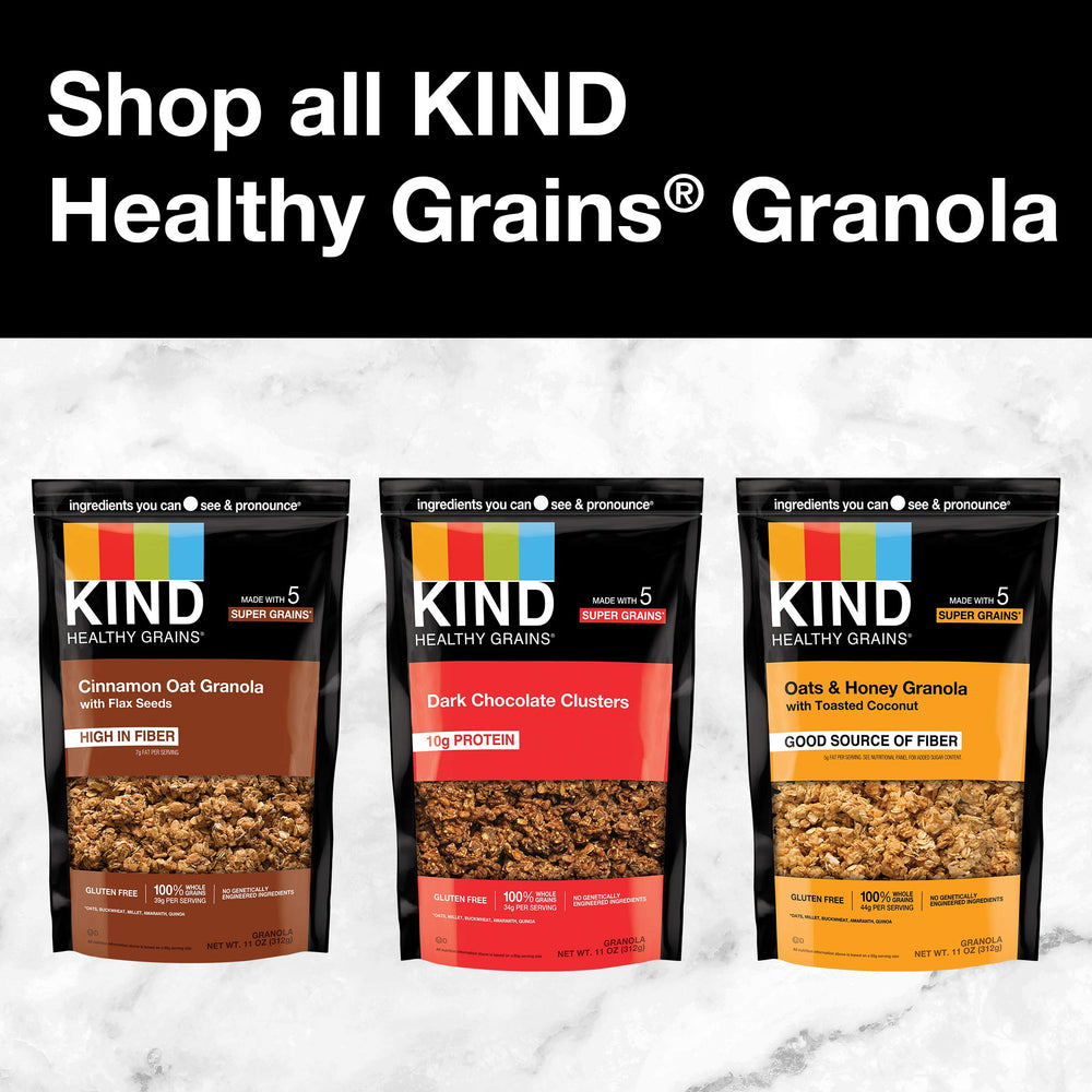 KIND breakfast table with granola bowl demonstrating everyday use
