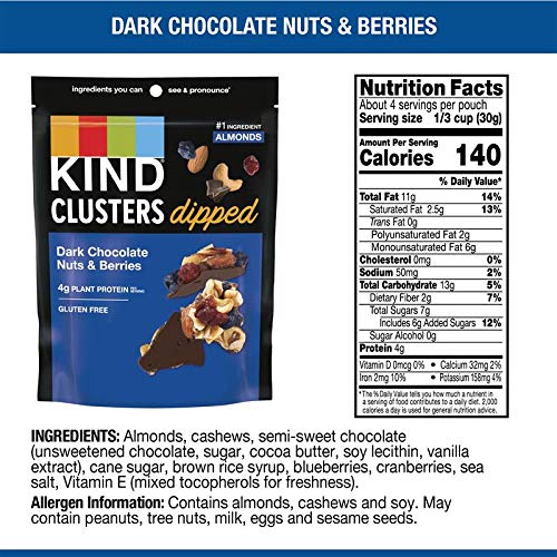 KIND close-up of cluster texture highlighting crunchy nuts and berries
