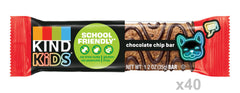 KIND Kids single chocolate chip bar unwrapped displaying soft-baked texture