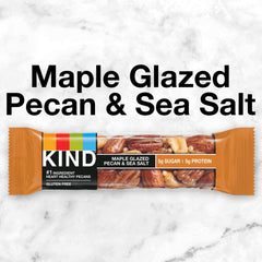 KIND close-up of pecans, showcasing nut-first ingredient and healthy fats