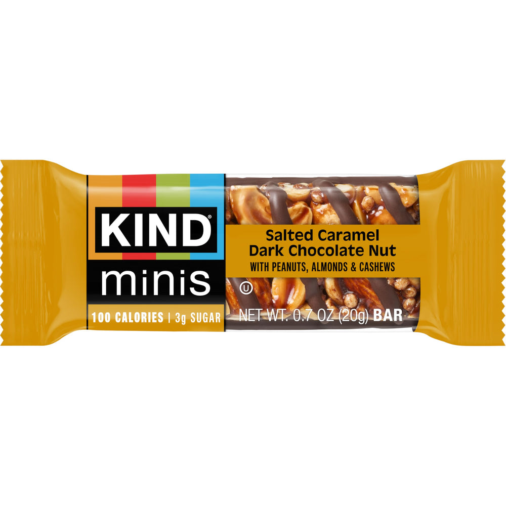 Close-up of KIND bar texture highlighting nuts and chocolate for flavor clarity