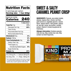 KIND protein bar cross section showing filling and high-protein benefit