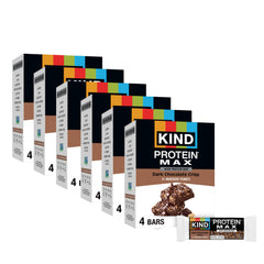 KIND Protein MAX front box showing 24-count packaging and convenience