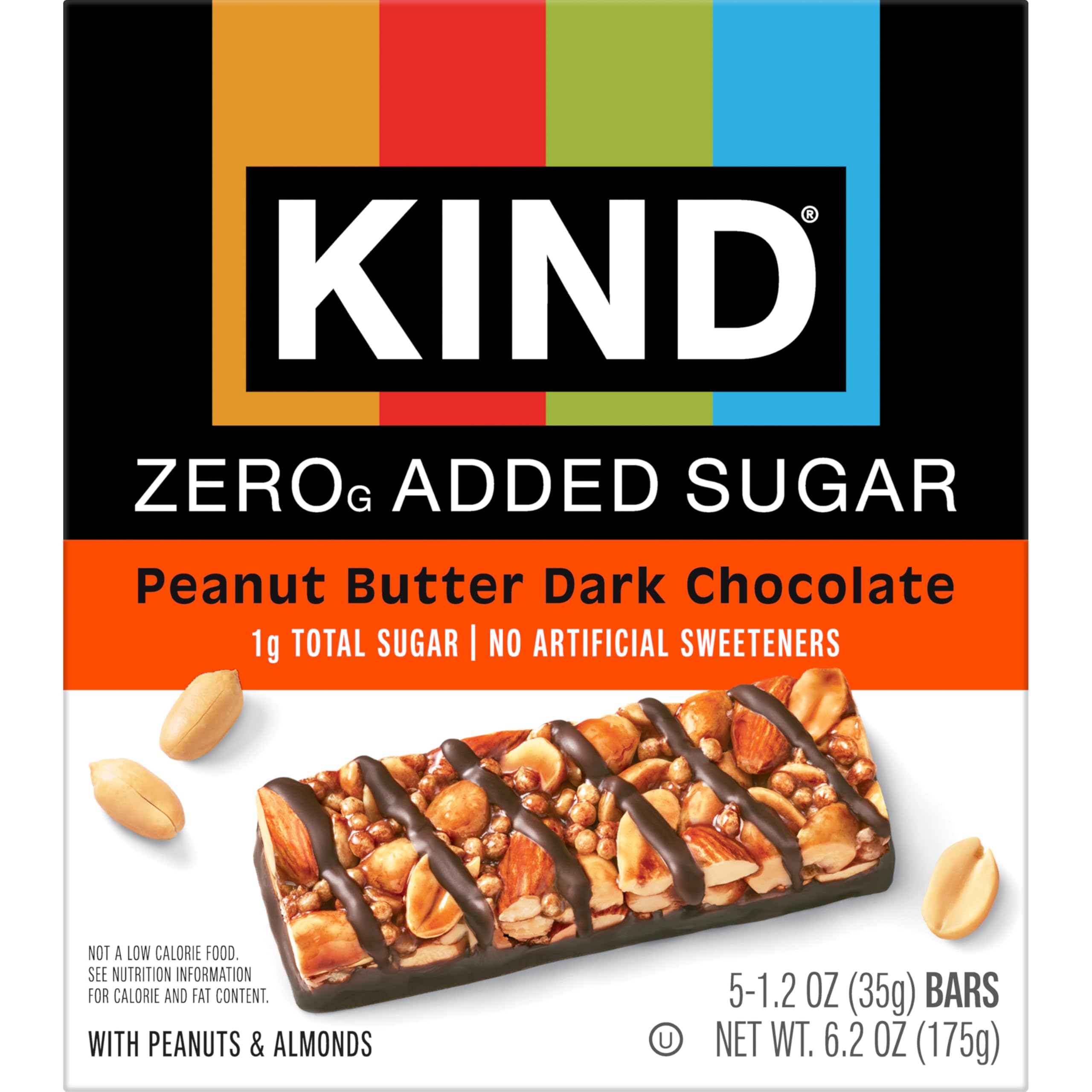 KIND Zero bar beside a ruler showing size for portion control and planning