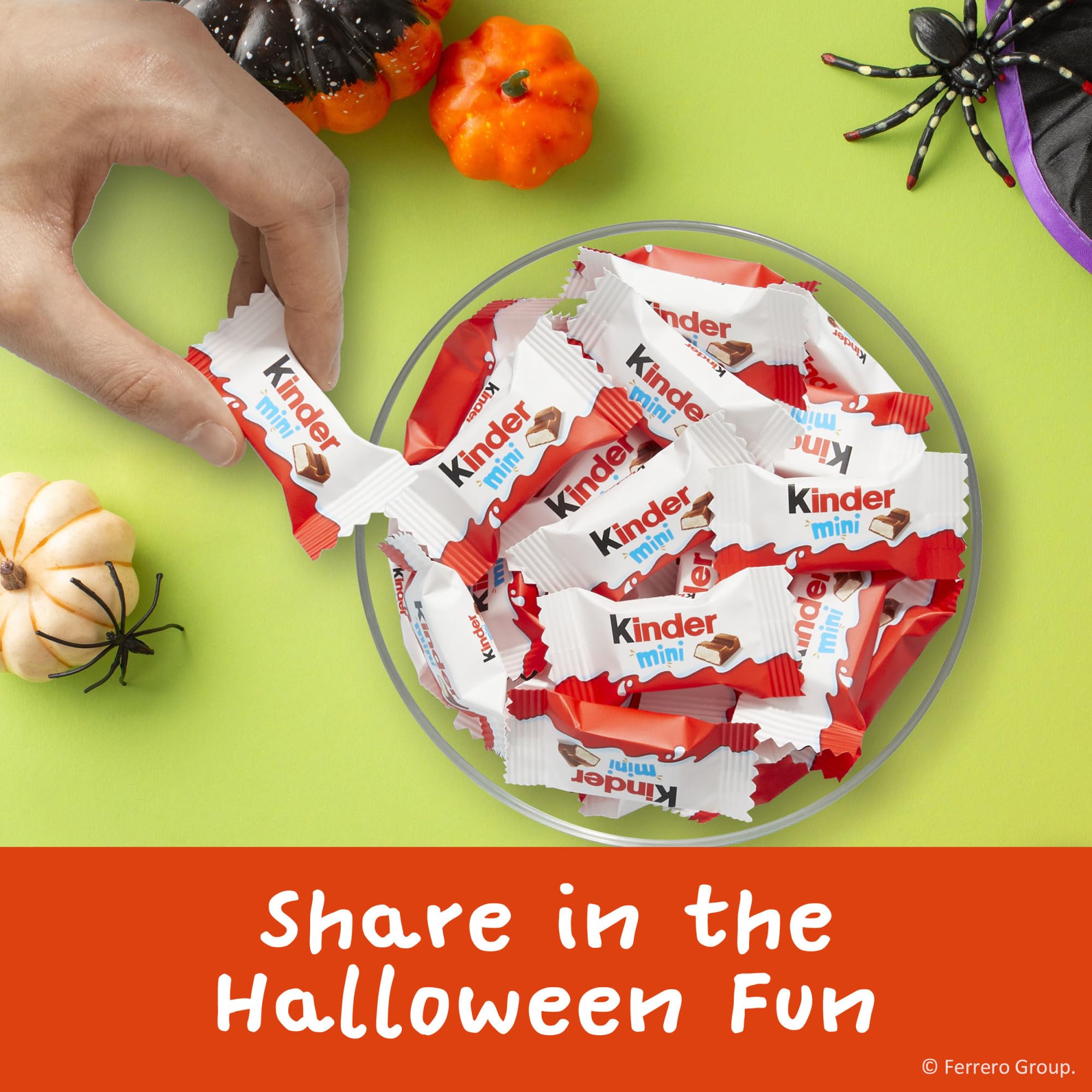 Kinder Chocolate individually wrapped minis ready for sharing