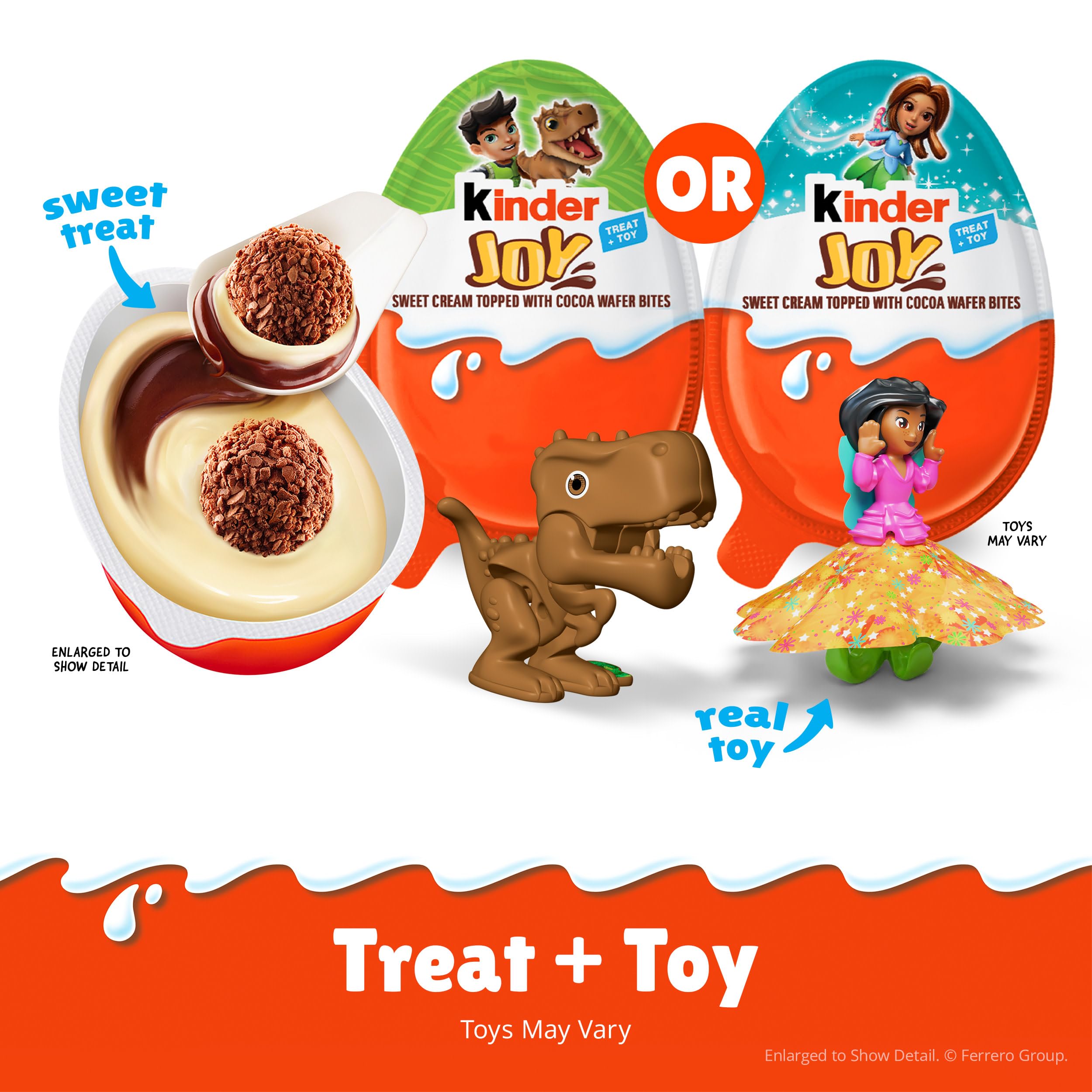 Kinder Joy individually wrapped egg ready for party favor distribution