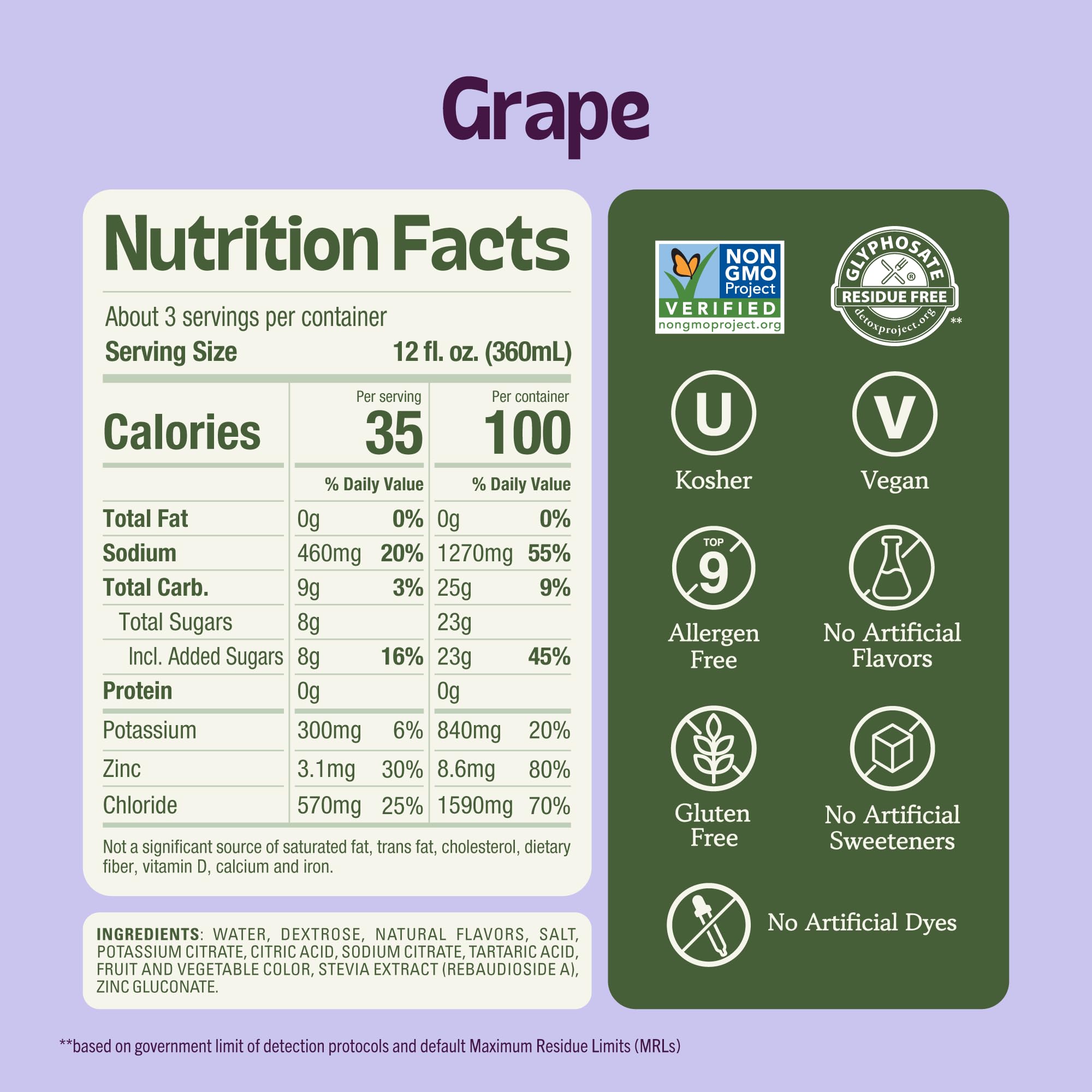 Kinderlyte pouring into cup to demonstrate easy serving and fast absorption
