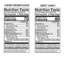 KINDER'S cherry brown sugar sauce texture close-up highlighting thick, fruit-forward glaze