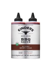 KINDER'S front packaging showing label and organic hickory flavor for easy recognition and versatile use