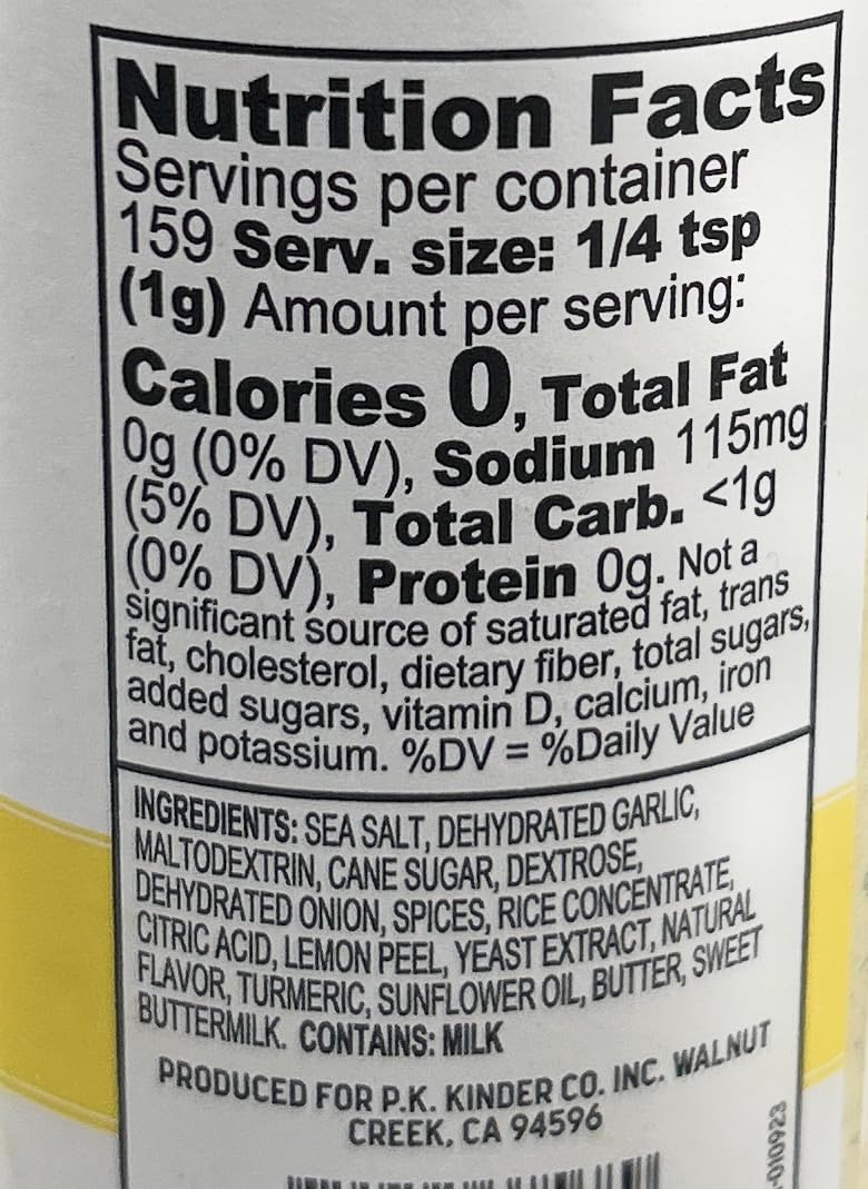 KINDER'S shaker dispensing lemon butter garlic over grilled fish for quick flavor