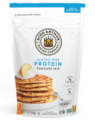 King Arthur front packaging showing gluten-free protein mix for quick breakfasts
