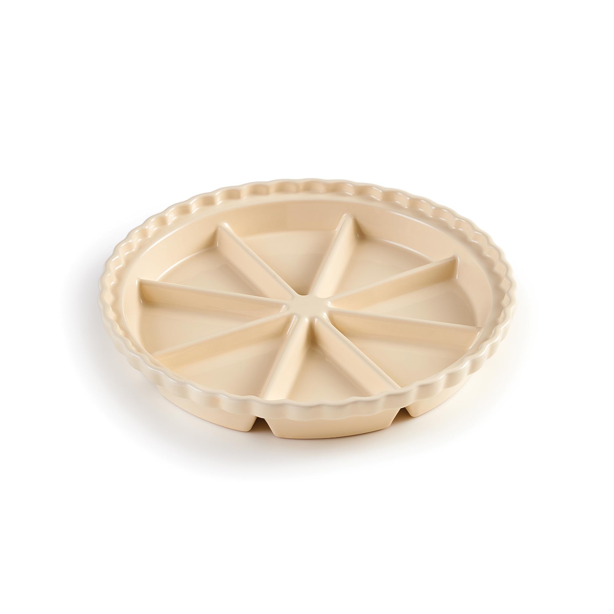 King Arthur close-up of a single wedge interior highlighting smooth surface for easy release