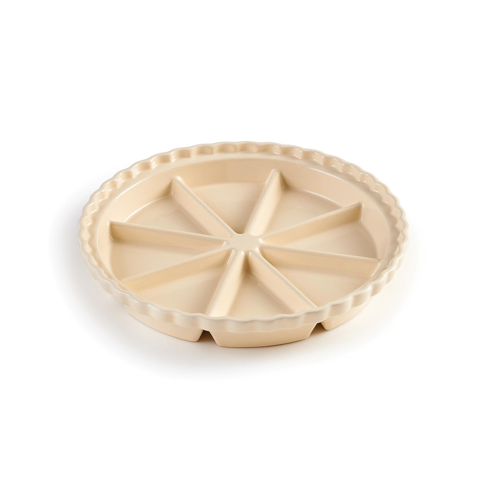 King Arthur close-up of a single wedge interior highlighting smooth surface for easy release