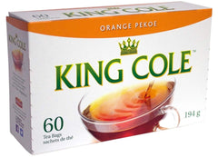 King Cole front box showing tea bags and clear bold packaging, great pantry convenience