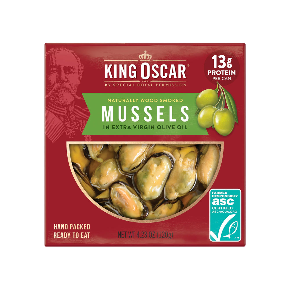 King Oscar tin front packaging showing label and premium appeal