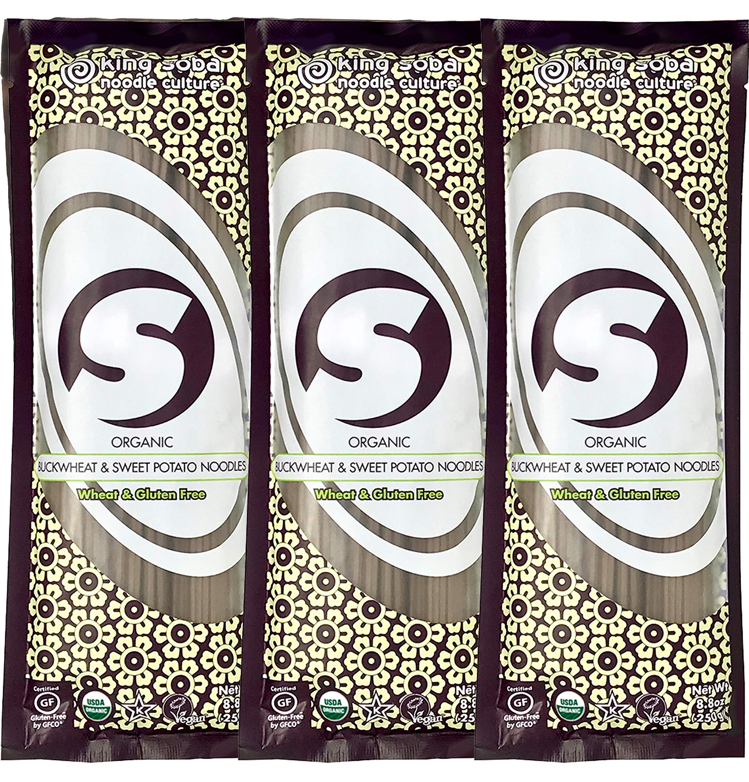King Soba front packaging showing organic labeling and benefits