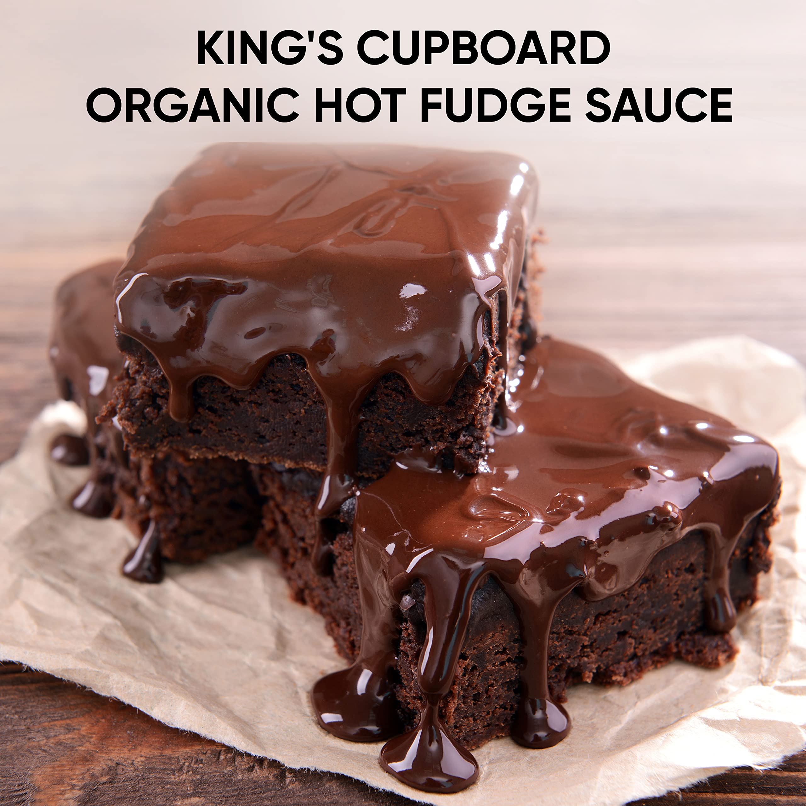 King's Cupboard spoon showing thick fudge texture and ready-to-eat benefit