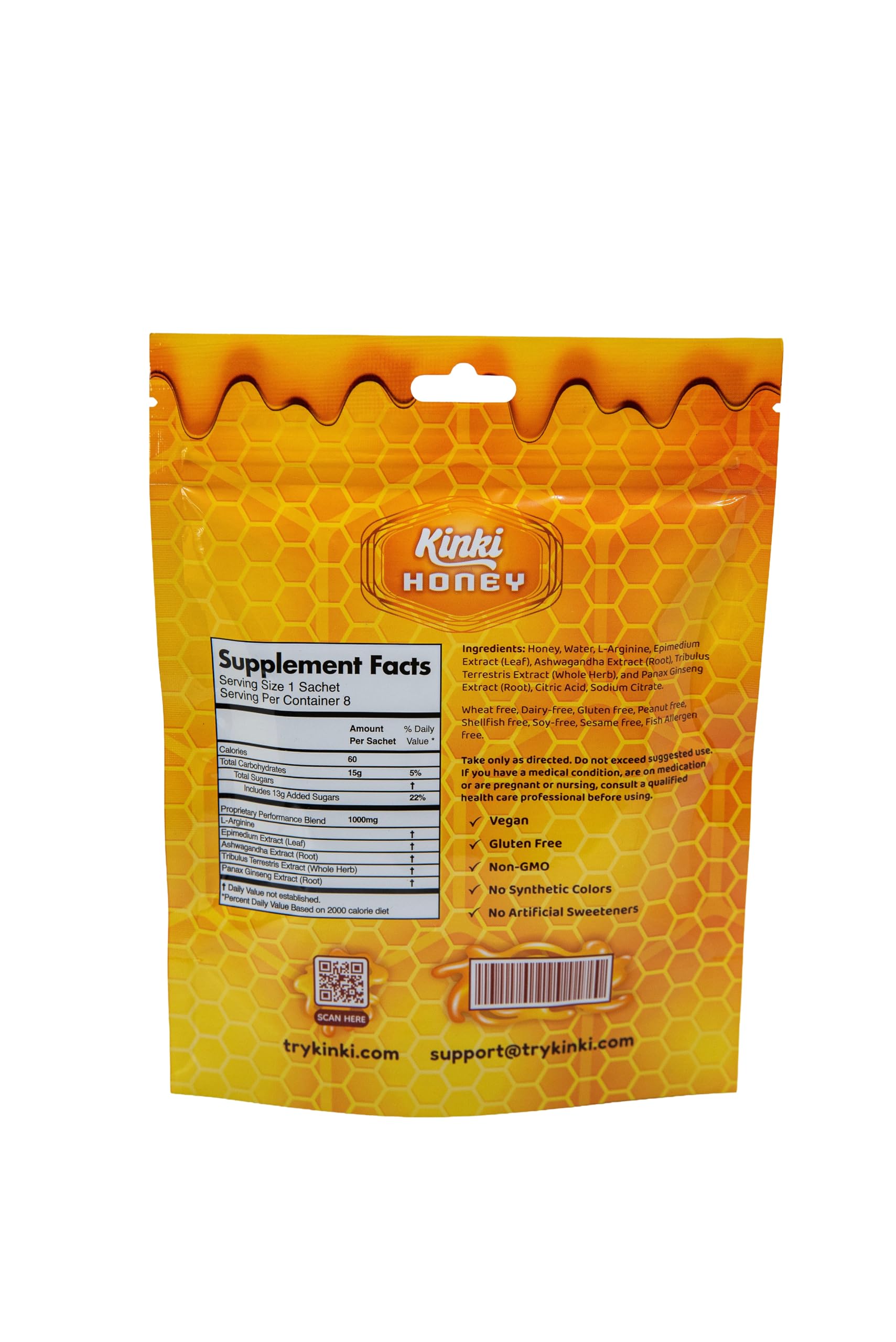 Kinki honey sachets on a tabletop date night scene showing shared-moment benefit