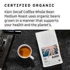 Kion open bag with nitrogen-flushed seal preserving freshness