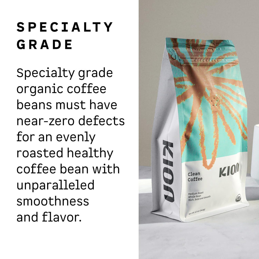 Kion clean coffee kitchen lifestyle scene showing ready-to-brew convenience benefit