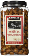 Kirkland Signature front-pack view showing tub and convenience for sharing