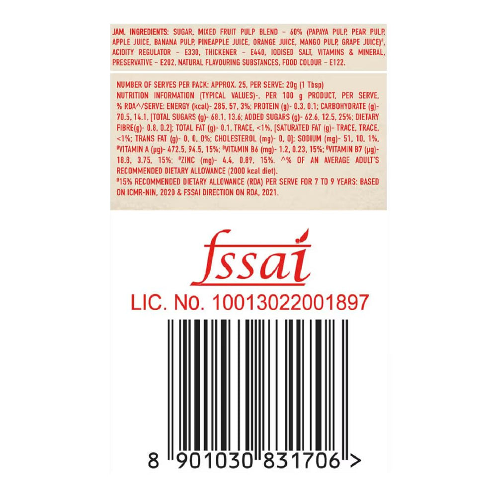 Kissan jam spread on toast in kitchen setting showing breakfast serving benefit
