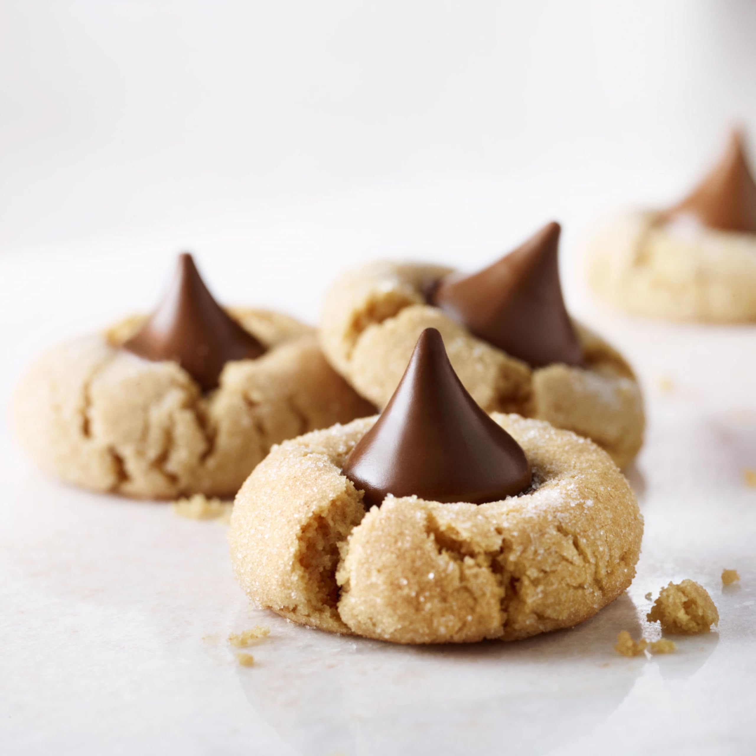 HERSHEY'S KISSES used as a baking topper adding decorative chocolate flavor