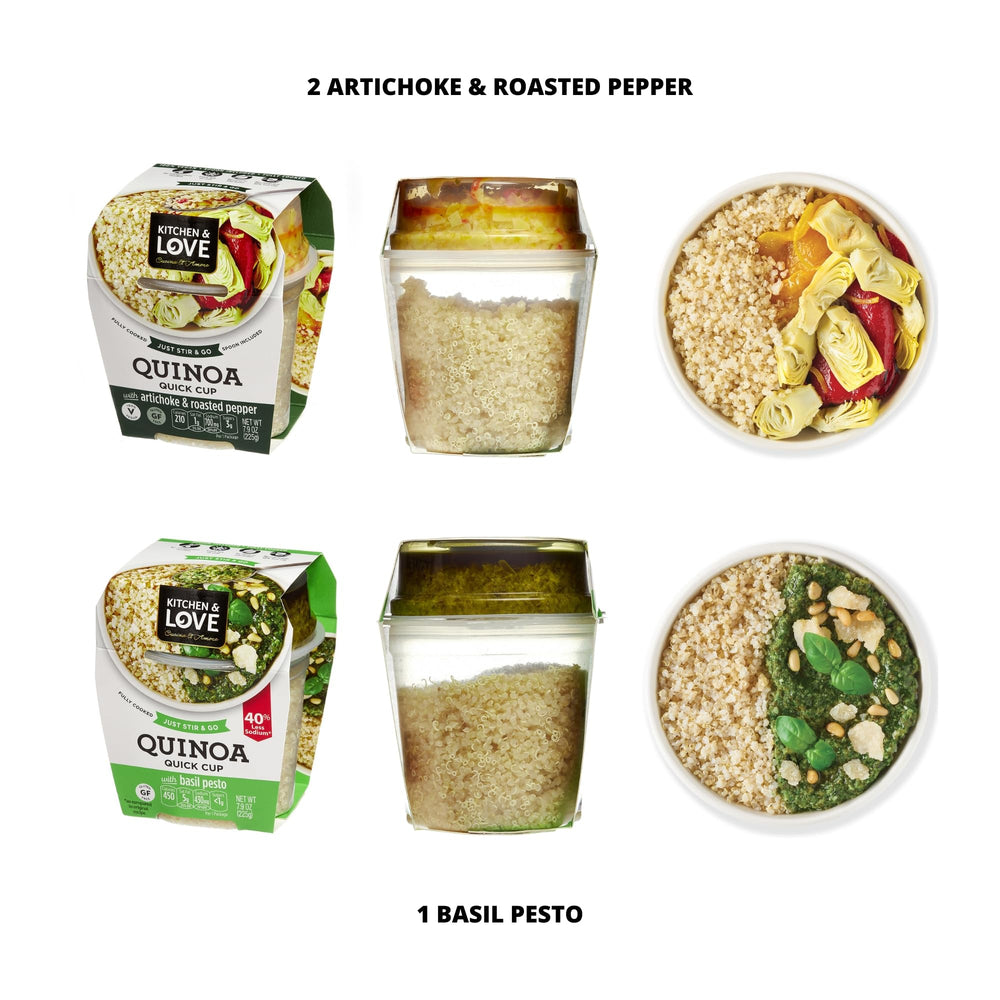 Kitchen & Love close-up of quinoa texture highlighting whole-grain protein