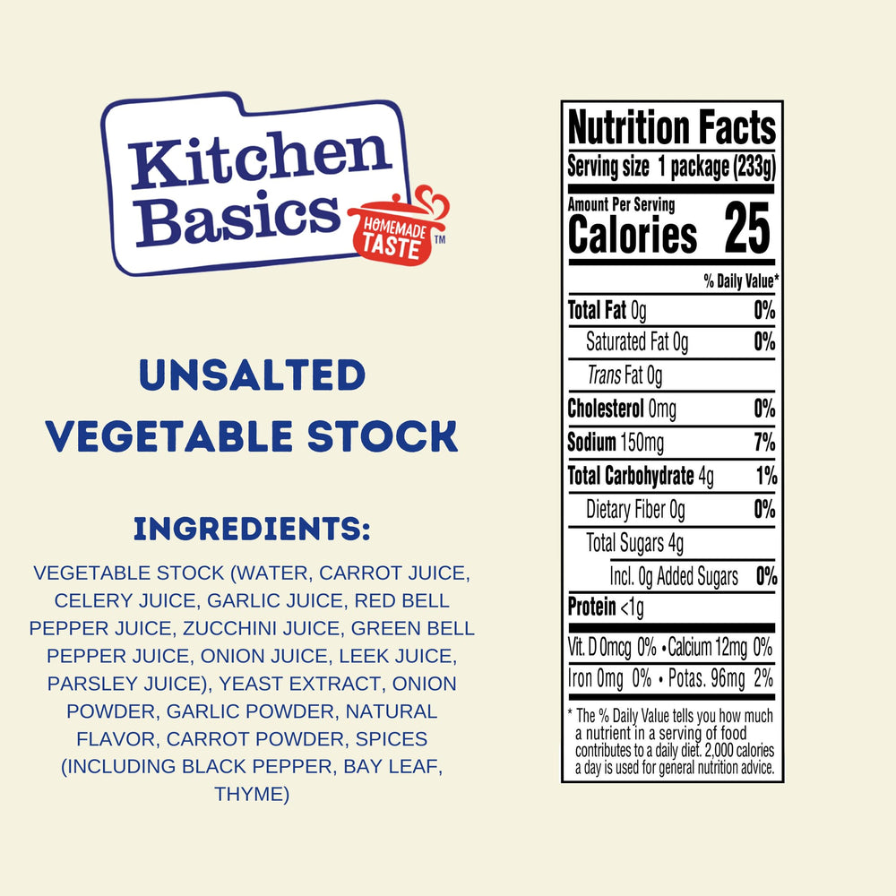 Kitchen Basics carton held in hand illustrating compact size