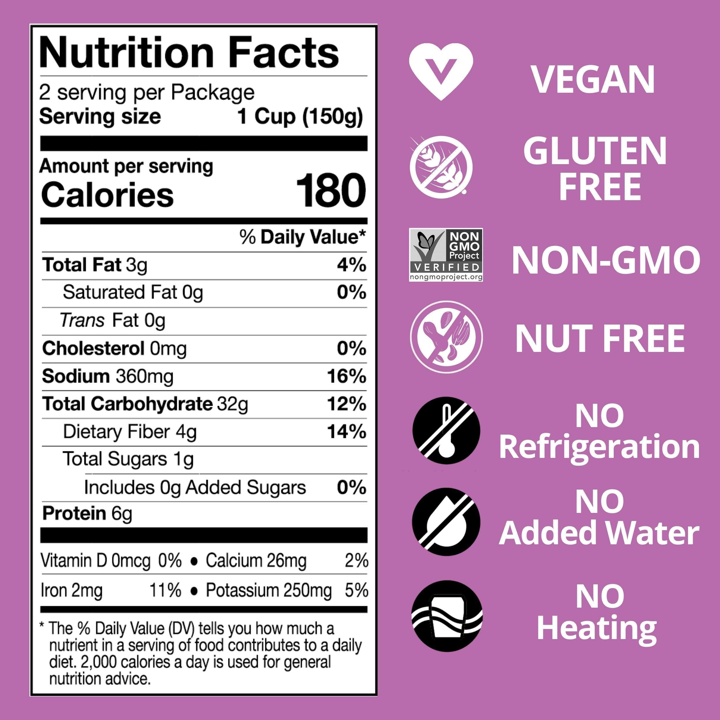 Kitchen & Love label close-up showing ingredients and certifications for diet-friendly choice