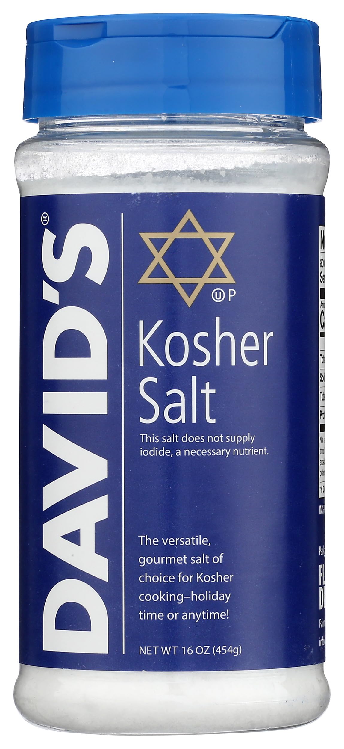 KITMOUS David's canister front view showing label and size for easy storage