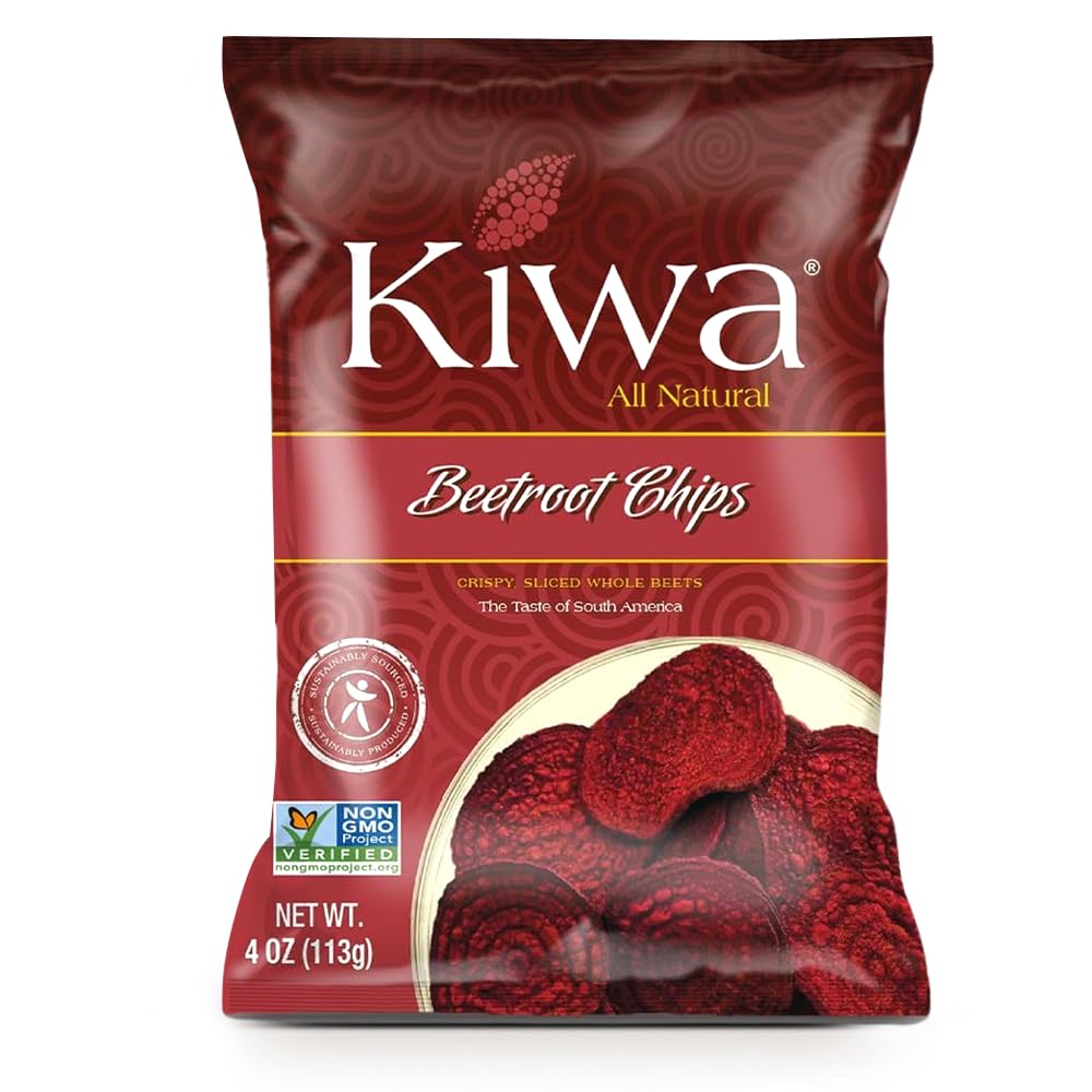 Kiwa chip in hand for scale, demonstrating thin crispness and portion size