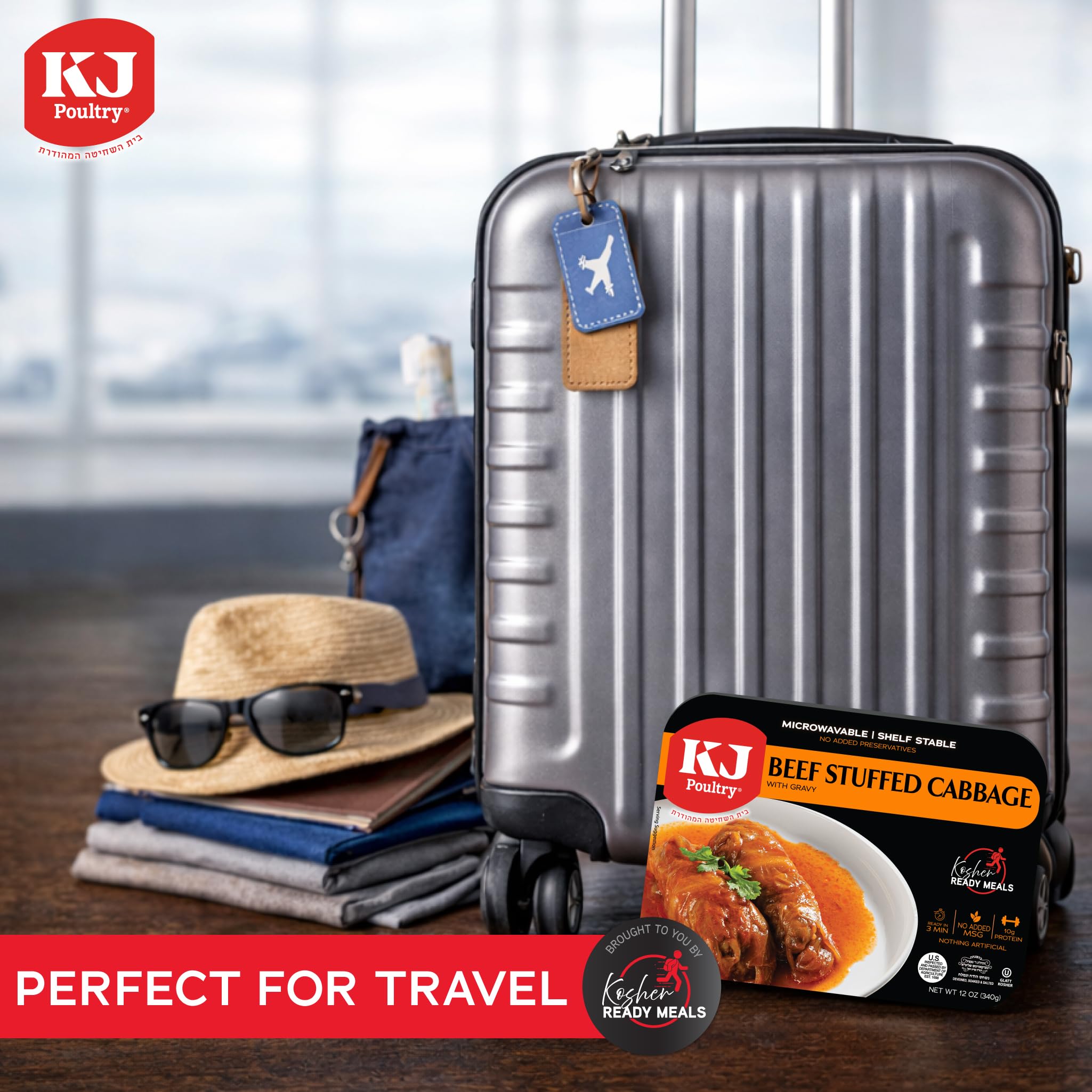 KJ Poultry label with OU kosher seal and ingredients, trusted certification benefit