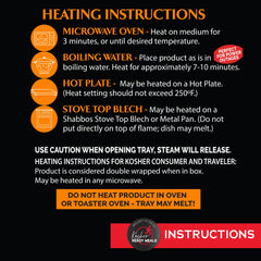 KJ Poultry microwaved meal plated ready to eat for quick convenience