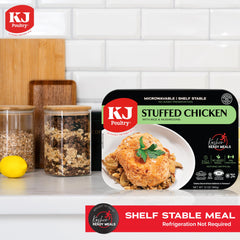 KJ Poultry rice texture close-up showing fluffy grains and seasoning