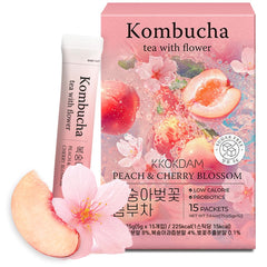 KKOKDAM front box showing peach and cherryblossom design and gift-ready appeal