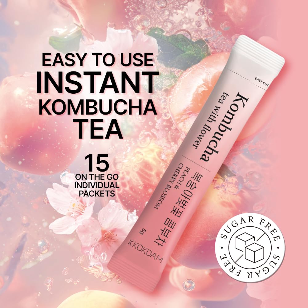 KKOKDAM single stick opened with powder visible, convenient instant mixing shown