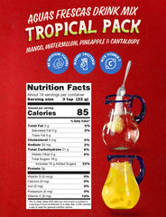 Klass Aguas Frescas powder close-up showing fine texture and easy dissolving
