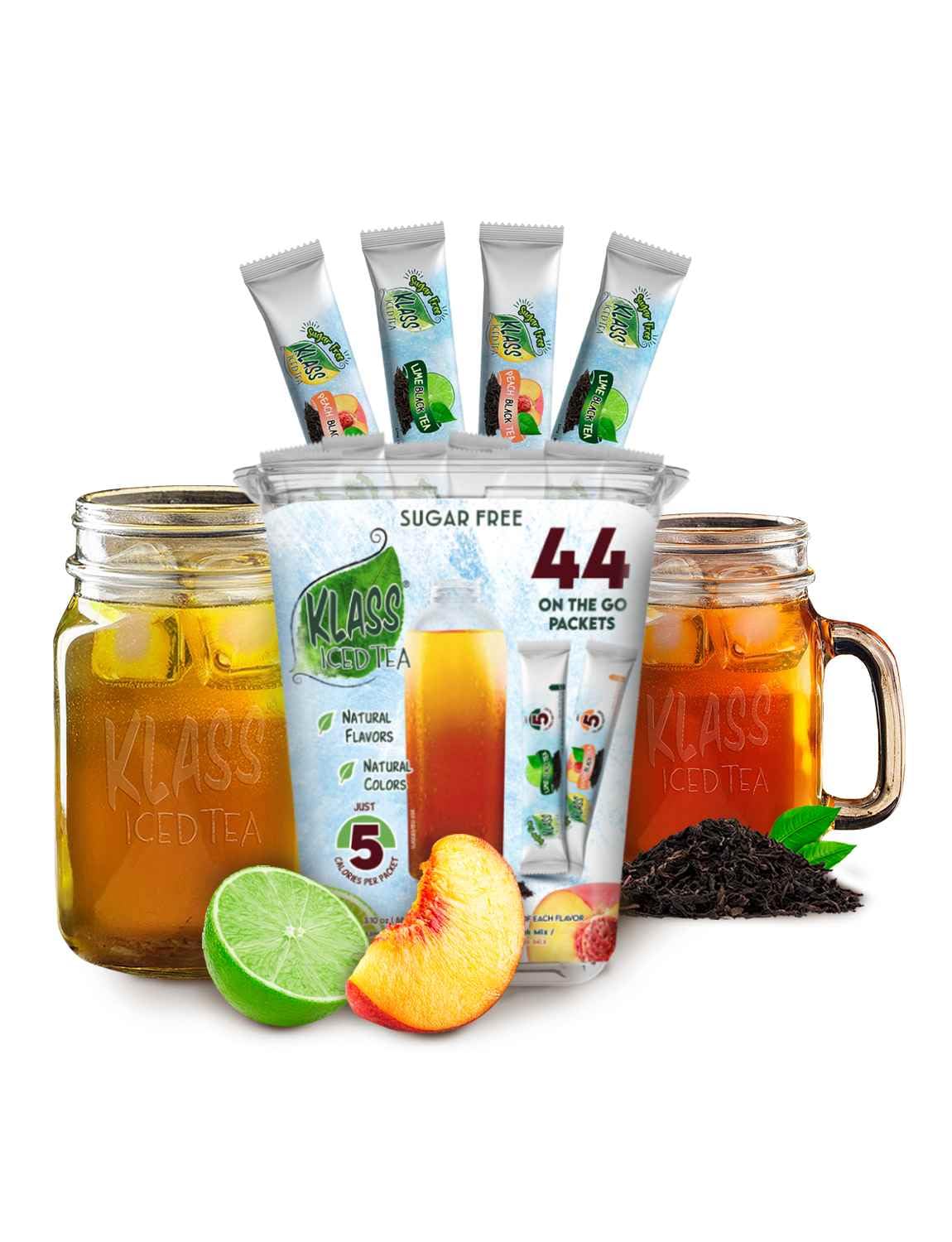 Klass front packaging showing 44-stick resealable pack and variety benefits