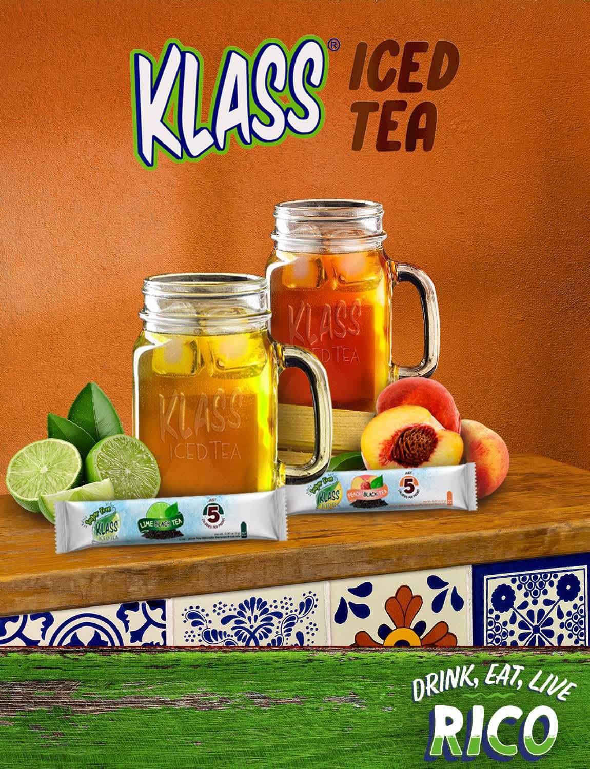 Klass pack label close-up showing natural flavors and zero sugar facts
