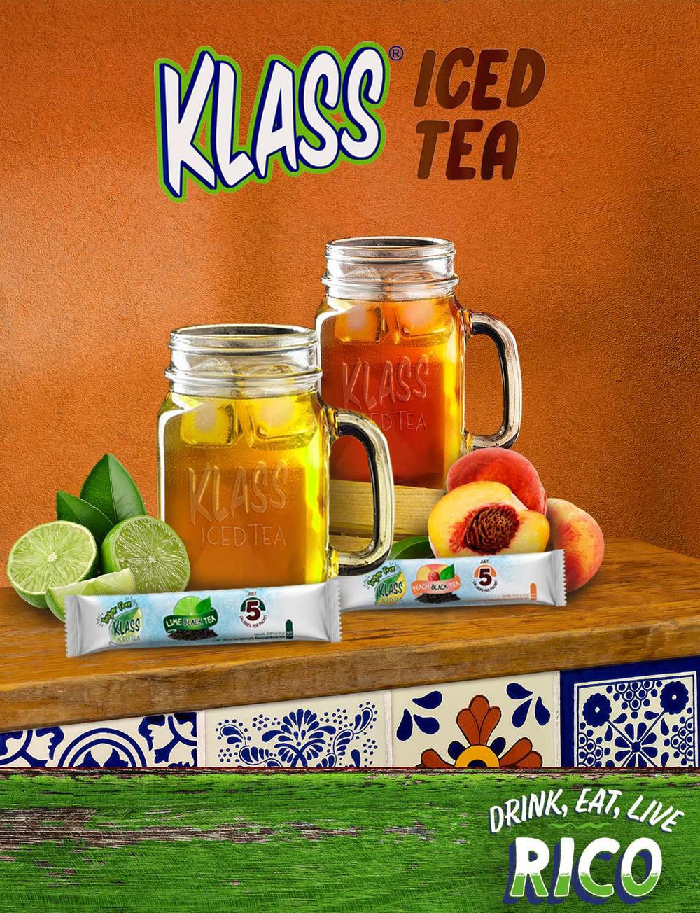 Klass pack label close-up showing natural flavors and zero sugar facts