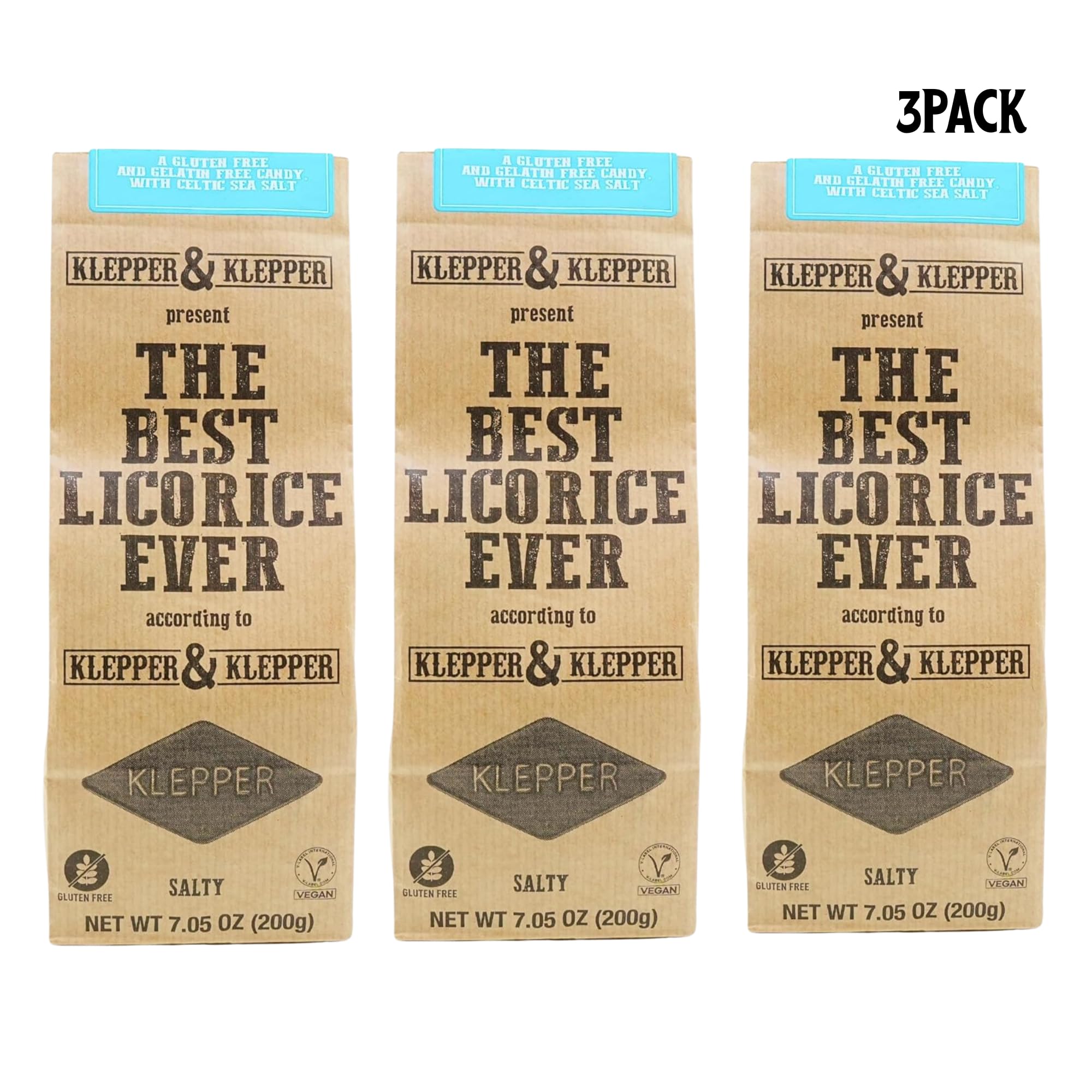 Klepper & Klepper loose licorice close-up showing firm texture and authentic flavor