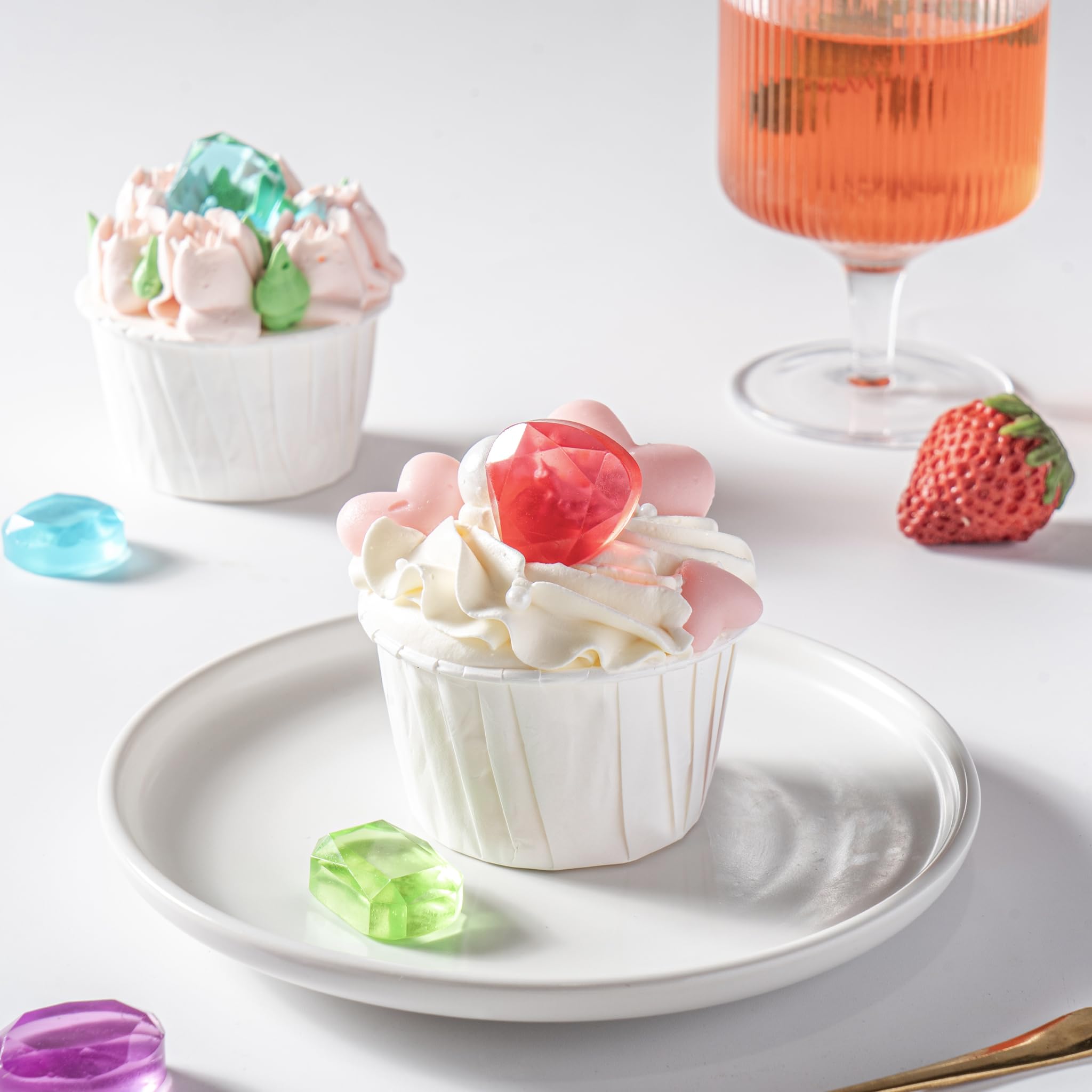 Klevra spread of colorful gems demonstrating assortment and pairing flexibility