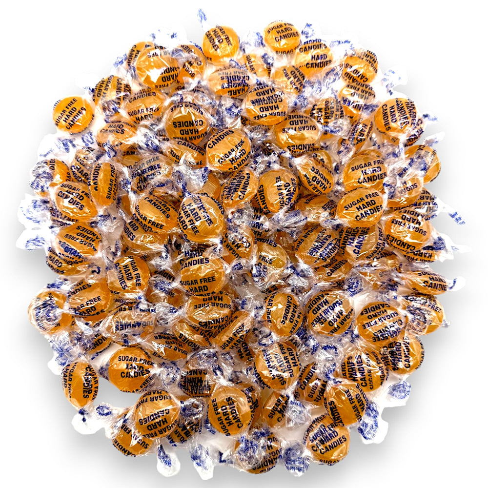 KLUB BULK front packaging showing 1.5 lb sugar free butterscotch for bulk use
